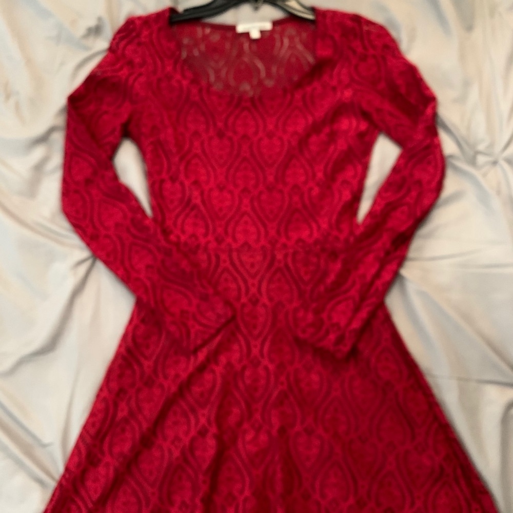 Red dress